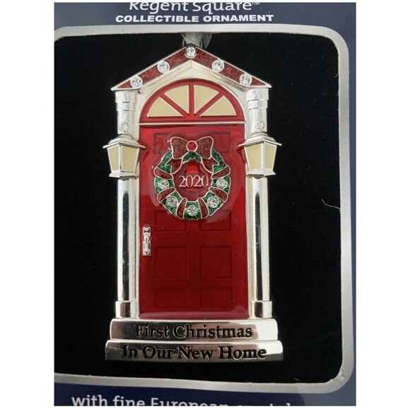 Regent Square First Christmas In Our New Home Ornament W/ Fine European Crystals - Picture 3 of 3